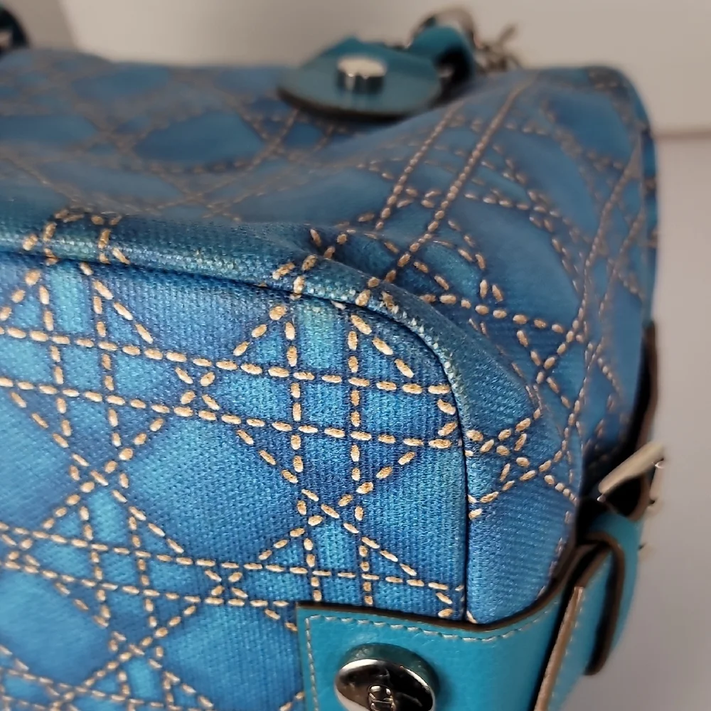 Blue Designer Handbag - Picture 12 of 15